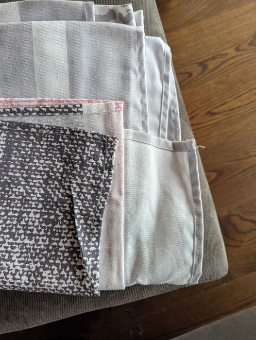 Set draperie Coton d'interieur semiopaca bumbac 140x240 cm - Roz