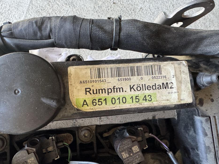 Motor Mercedes Glk 2011 2.2 diesel 4x4 Sprinter E class c class biturb