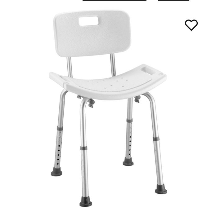 Стол за баня лек, неръждаем, място за душ слушалка