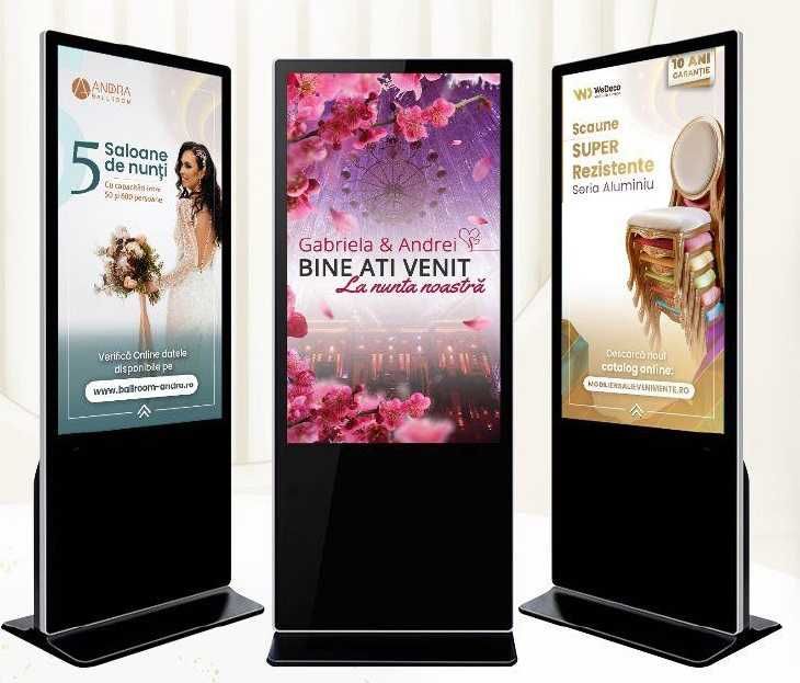 Totem publicitar - Ecran reclame - Saloane Evenimente, Restaurante