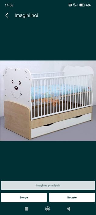 Patut transformabil Teddy Natur