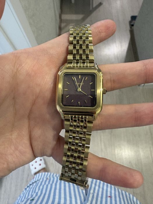 Часы burker macy gold burgundy