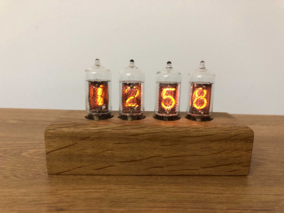 Ceas Nixie stejar cu tuburi germane z570m Bucuresti Sectorul 2 • OLX.ro