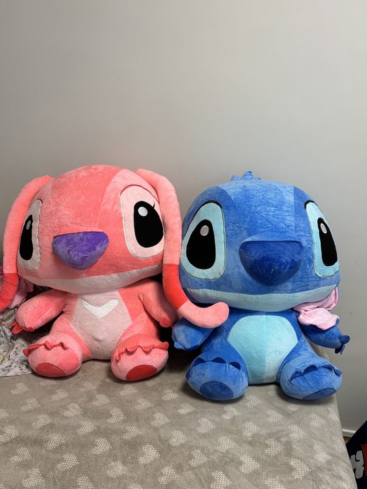 Jucarii din plus Stitch si Angel 70 cm