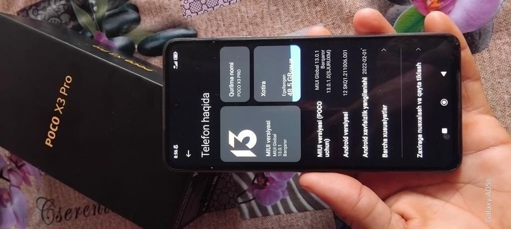 Poco X3 Pro    Karobka Dakument