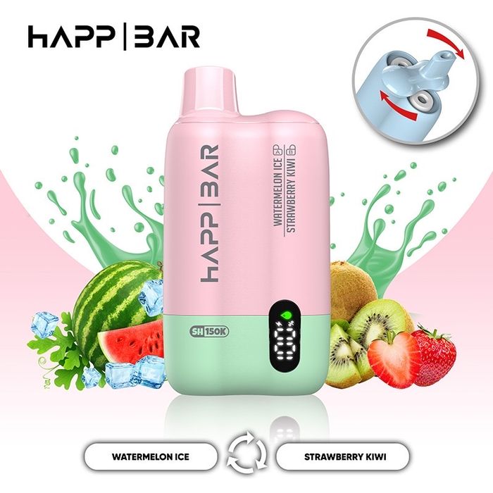 Vape Happ Bar 150k puffs, 2 arome interschimbabile
