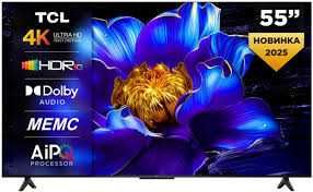 Телевизор TCL 55V6C 4K UHD (HDR) GOOGLE TV Оригинал
