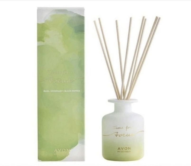 Difuzor cu betisoare parfumate Time for Focus, Avon, 70 ml