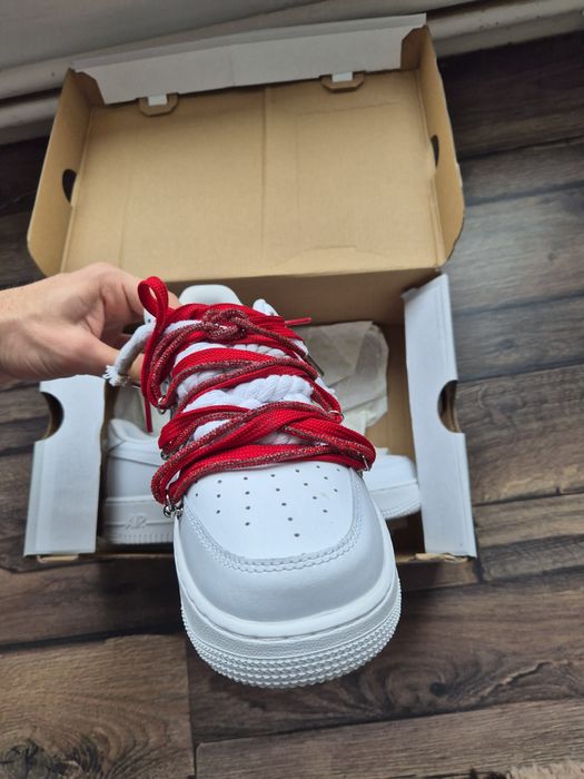 Nike air force 1 rope red