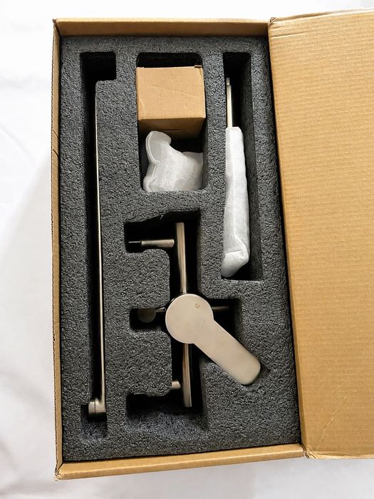 Set Baterie Duș Inox Satinat