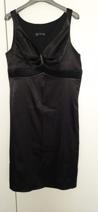 Rochie neagra cu bretele