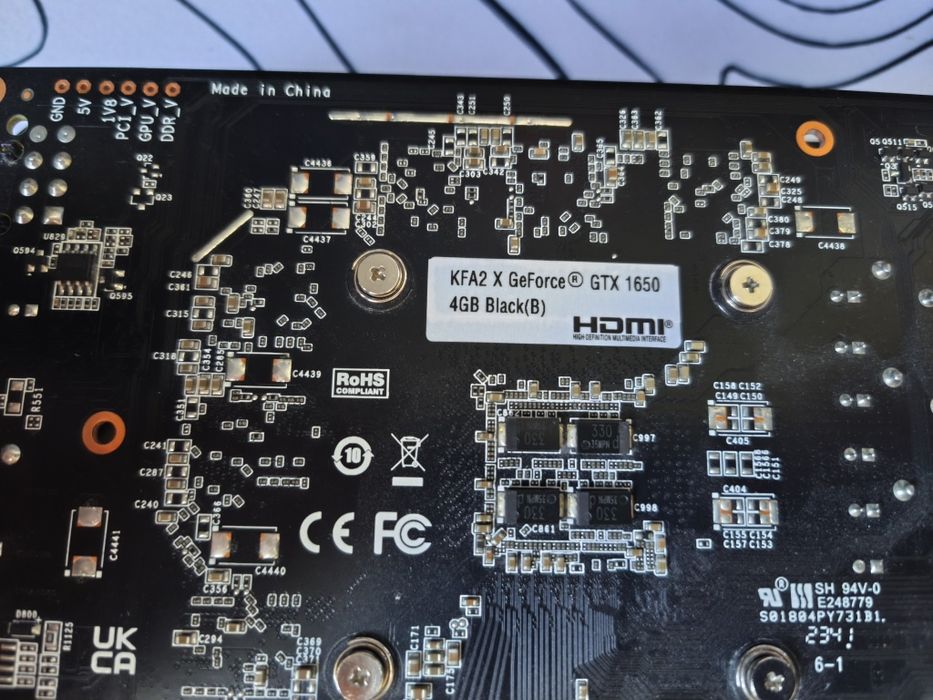 Продам gtx 1650 4гб