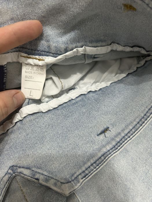 Джинсовая юбка размер L