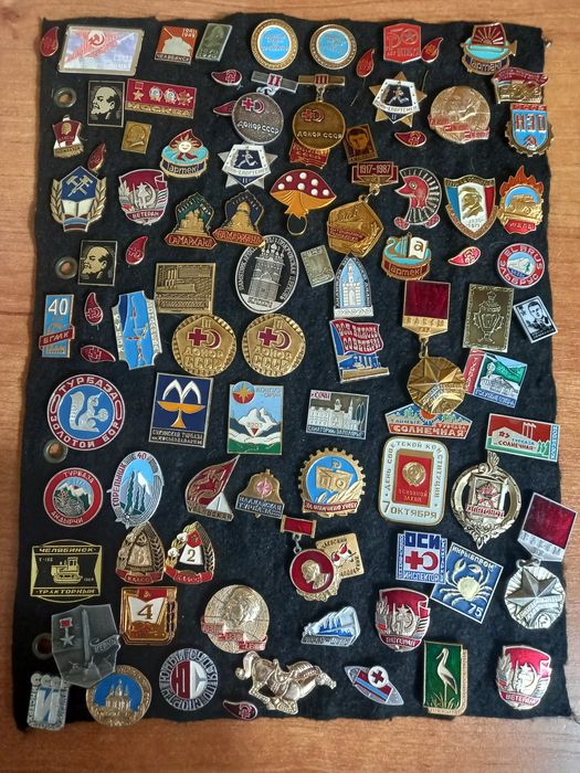 Значки ссср в ассортименте