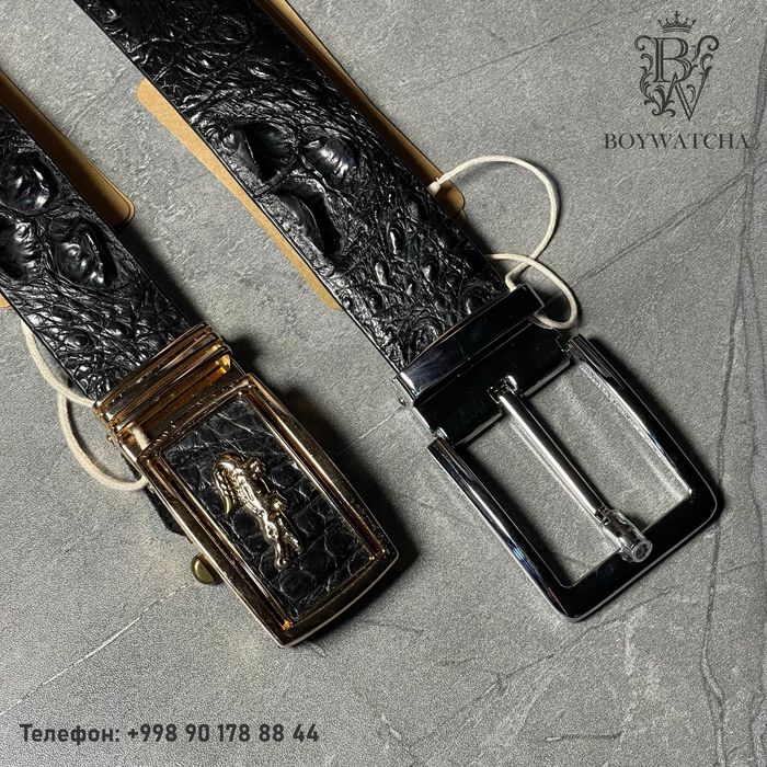 Ремни из натуральной крокодиловой кожи