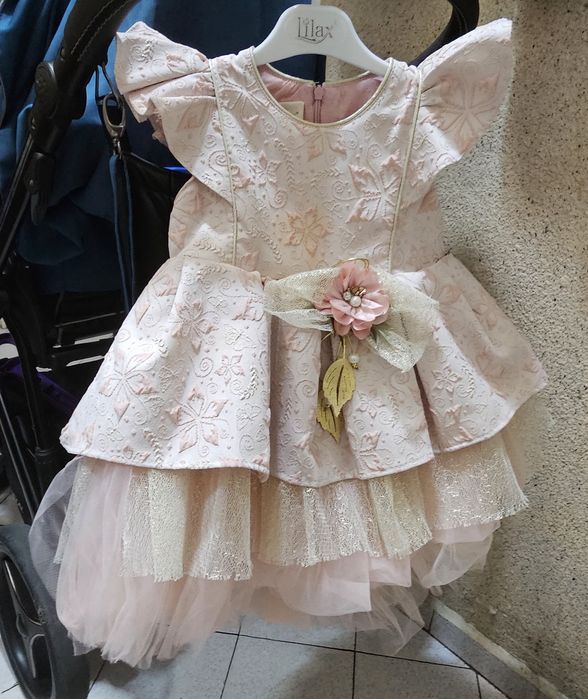 Детска рокля за специален повод размер 92см/2г.