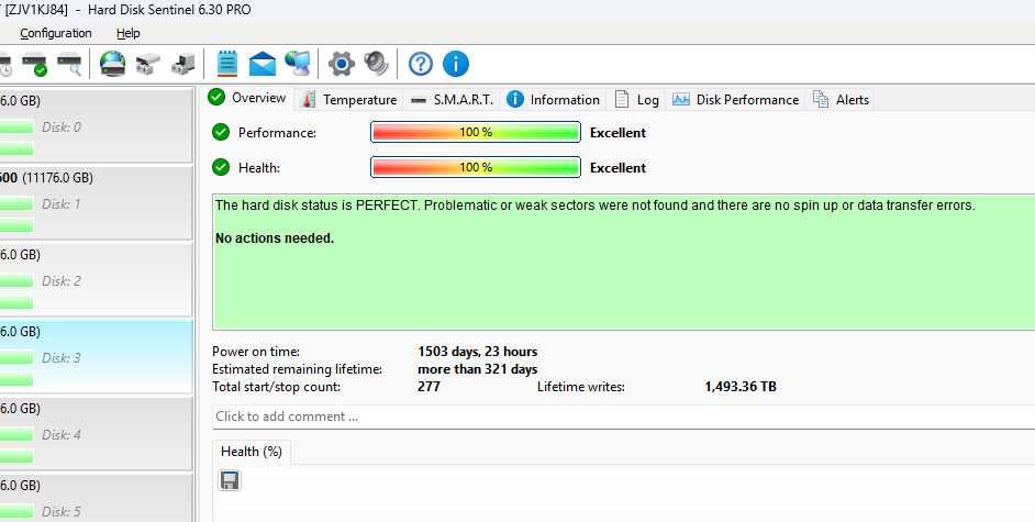 13x HDD 12TB SATA Enterprise Seagate WD HGST 100% - Test suprafata