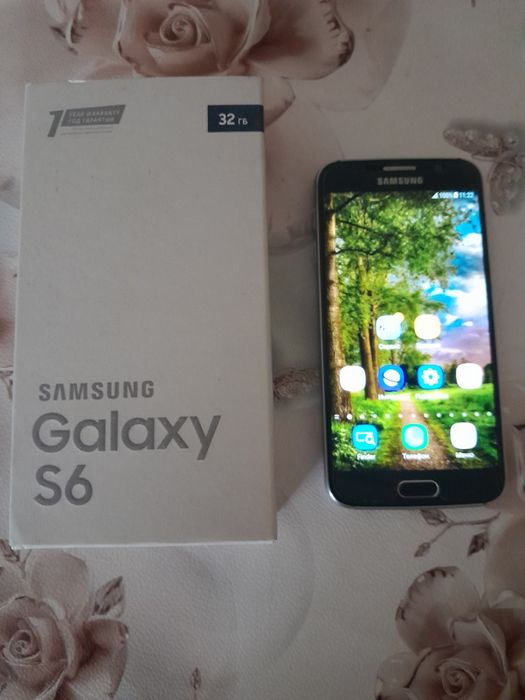 Телефон СамсунгS6. В хорошем состоянии.