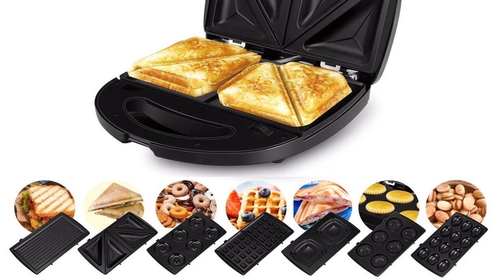 В Наличи! 7b1 Тостер вафельница,орешка,сендвичница Sonifer Toster 6054