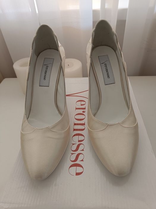 Pantofi mireasa ivory