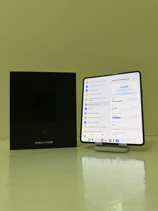 Samsung Z Fold 5 (24/512) ideal aybi yoq srochna