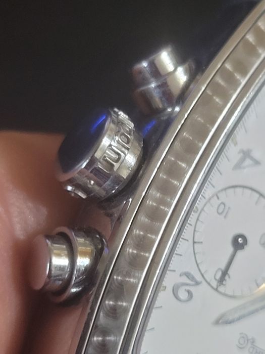 Eberhard Quadrangolo ref 31034 automatic chronograph Lemania 1872