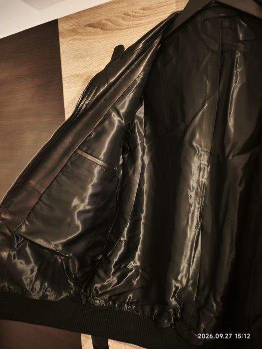 geaca de piele gucci originala