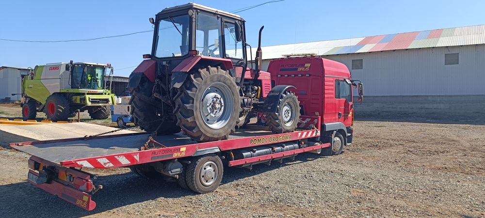 Tractari auto, autoutilitare , utilaje agricole platforma auto