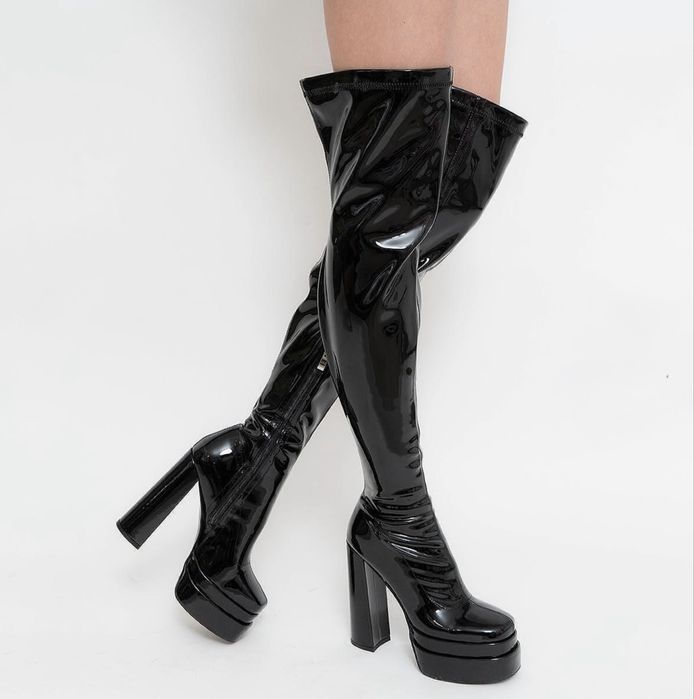 Лачени чизми на ток от shoe aquarium