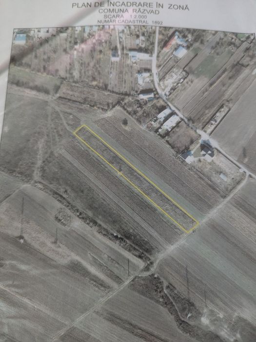 Teren Razvad  strada Campului