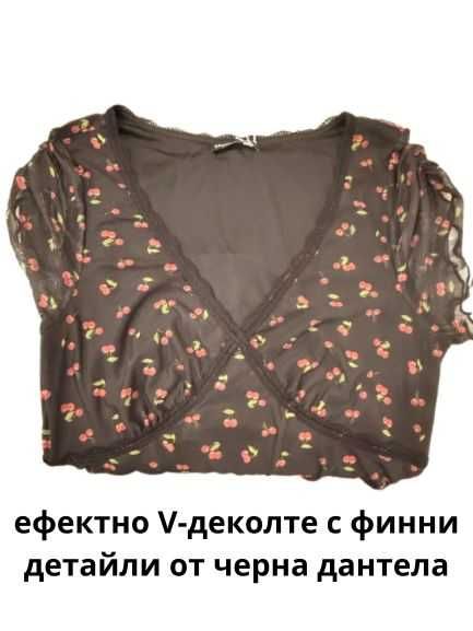 Нова рокля Cropp – ефектни набори и леко вълниче, L