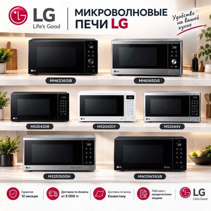 Микроволновые печи LG