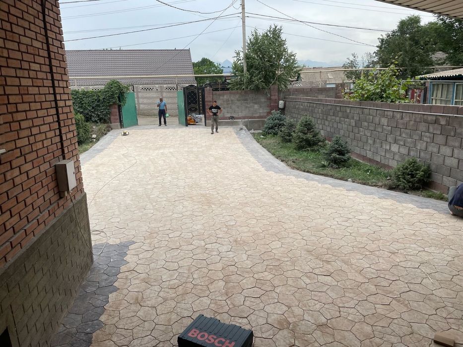 Укладка брусчатки