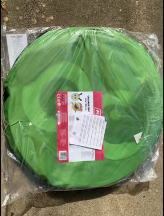 Детска палатка тунел за игра във формата на гъсеница