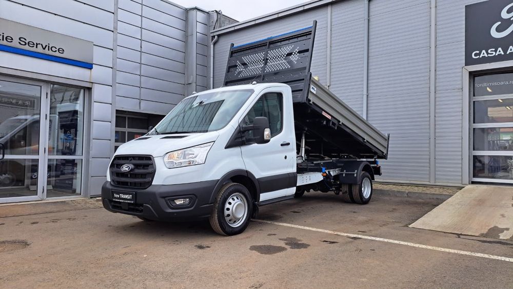 Ford NEW TRANSIT S-CAB L3 RWD BASCULABIL TRI-LATERAL Livrare din STOC / Basculabila Tri Lateral / Roti DUBLE / Climatronic