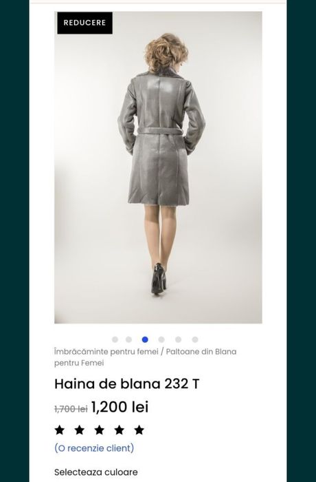Haina de blana A&A Vesa / piele nappa