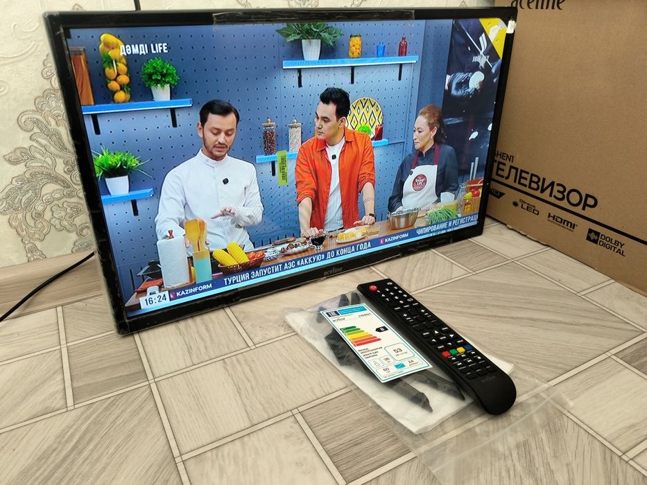 телевизор led tv / новый .
