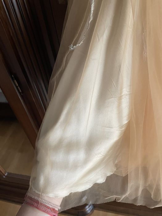 Rochie de ocazie cusută manual măsura S