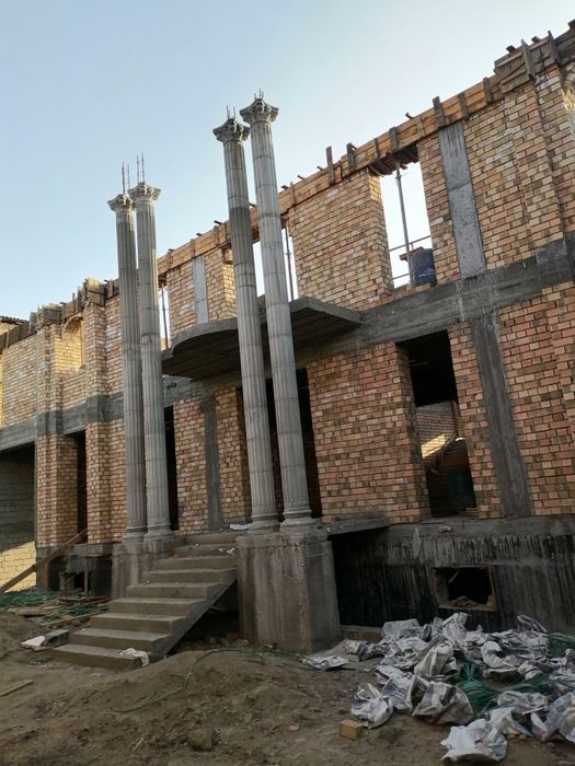 Qurilish xizmati. Beton, Fundament, g'isht terish. Noldan uy.