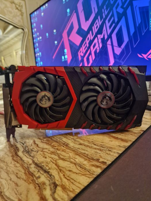 Продам видеокарту GTX MSI 1070 gaming 8 gb 8 gb