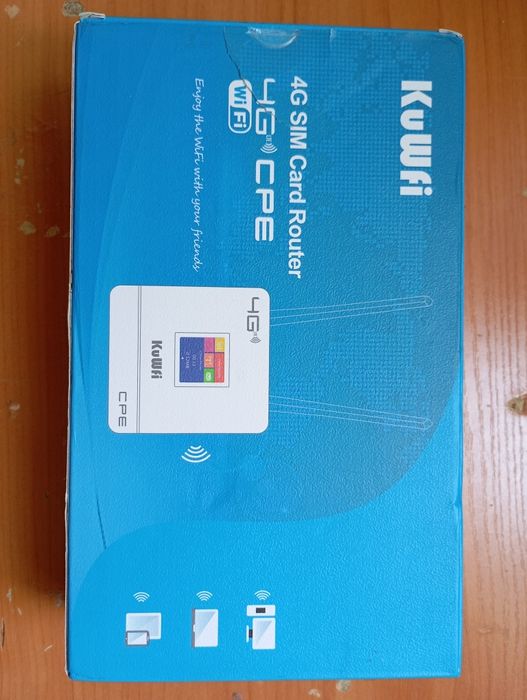 WiFi router 4G, sim karta