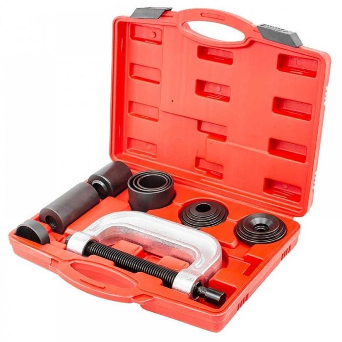 Скоба и втулки за монтаж и демонтаж на лагери и шарнири 10ч ForceKraft