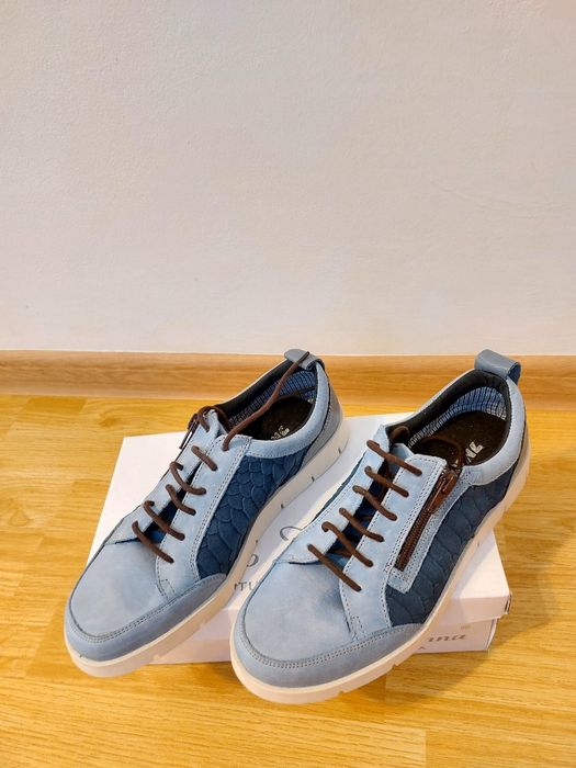 Papuci  sport din piele