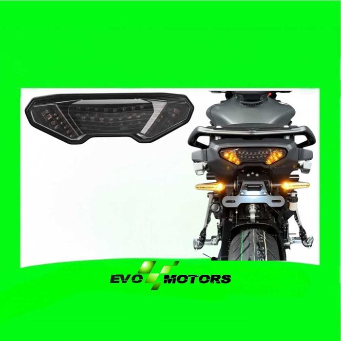 Stop spate LED cu semnalizari Yamaha FZ09 MT09 MT10 Tracer fumuriu A2078