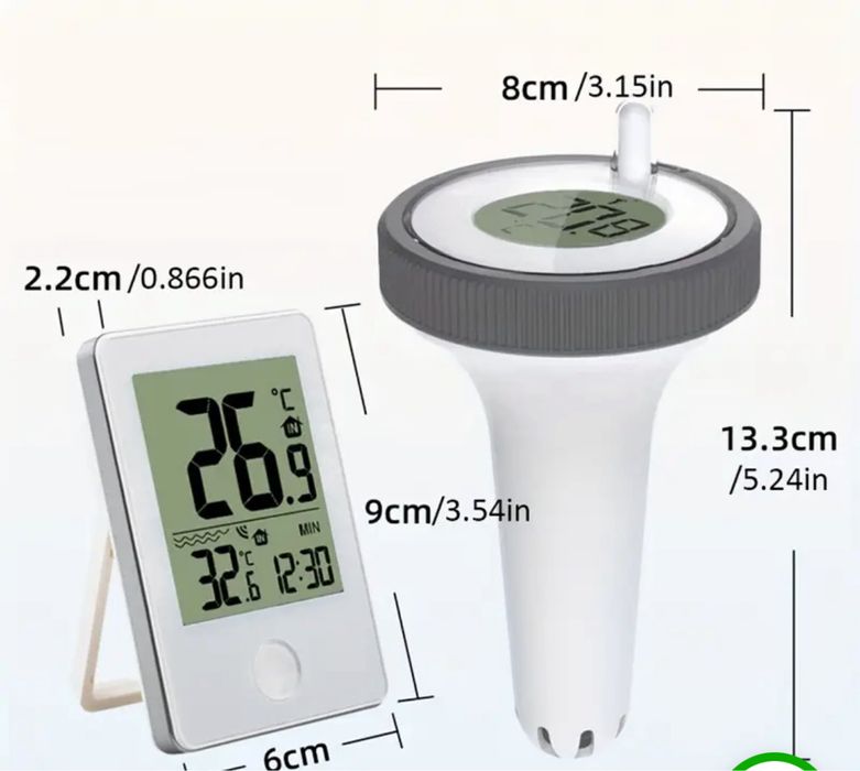 Termometru pentru piscina,jacuzzi,ciubar cu afisaj la distanta