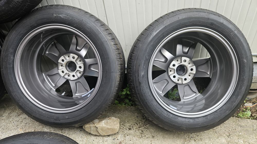 Roti jante anvelope de vara 205 55 R16  vw audi seat skoda