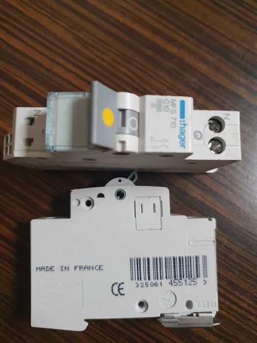 Disjunctor MCB siguranta automata LEGRAND HAGER ETI MOELLER EATON