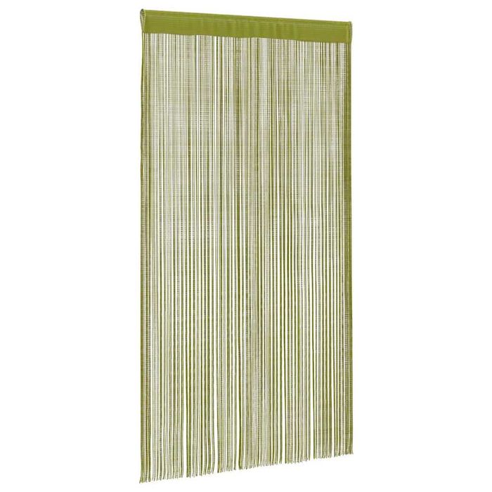 Perdele cu șnur 140x250 cm verde, 2 buc. VidaXL