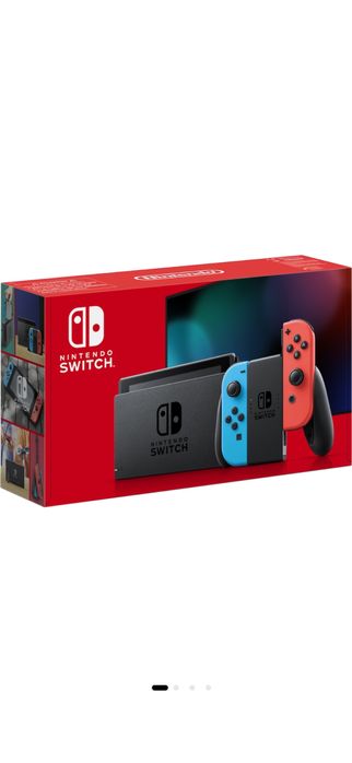 Vand consola Nintendo Switch (WITH NEON RED & NEON BLUE JOY-CONS)
