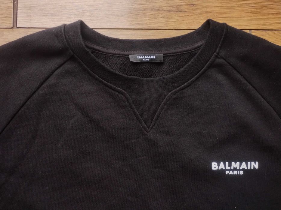 BALMAIN: Луксозен пуловер 100% фин памук, размер XXL, като нов